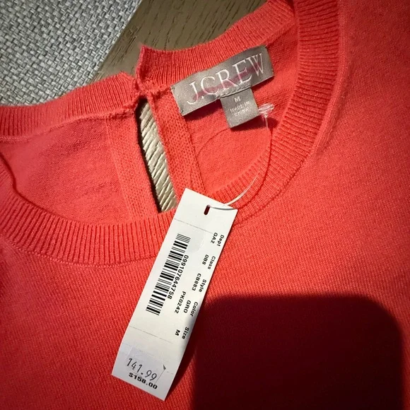 J. Crew Cashmere Coral Sleeveless Top - Picture 3 of 6